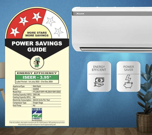 Daikin 0.8 Ton 3 Star, Fixed Speed Split AC (Copper, PM 2.5 Filter, 2022 Model, FTL28U, White) - Image 5